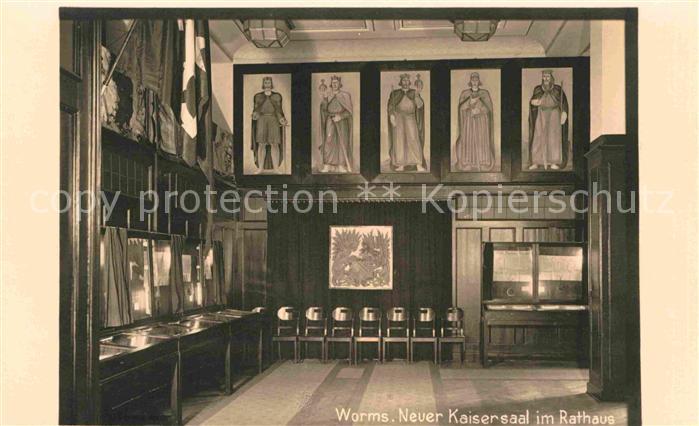 Worms Rhein Neuer Kaisersaal im Rathaus