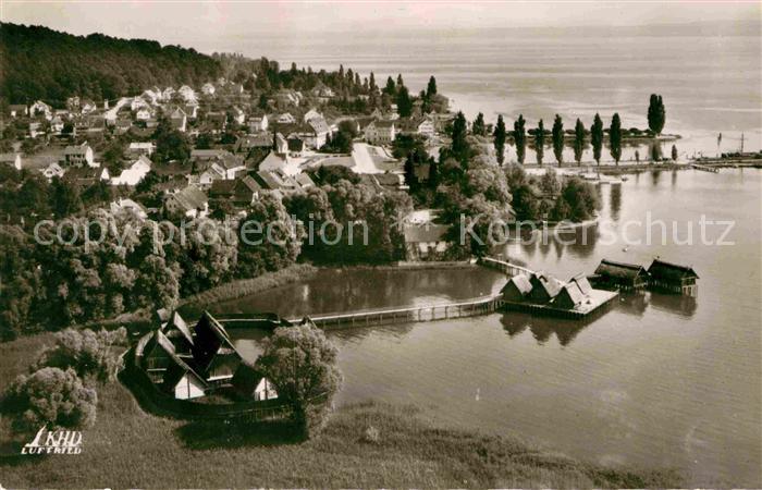 Unteruhldingen Pfahlbauten Fliegeraufnahme