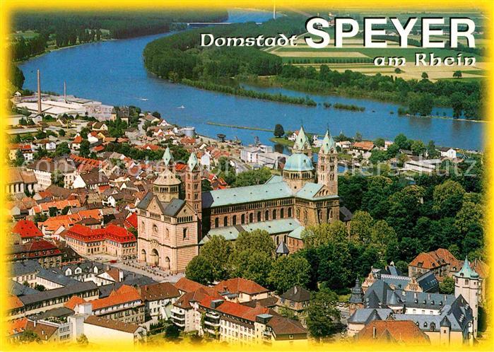 Speyer Rhein Dom Fliegeraufnahme Geschichte