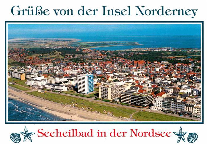Norderney Nordseebad Seeheilbad Nordseeinsel Fliegeraufnahme