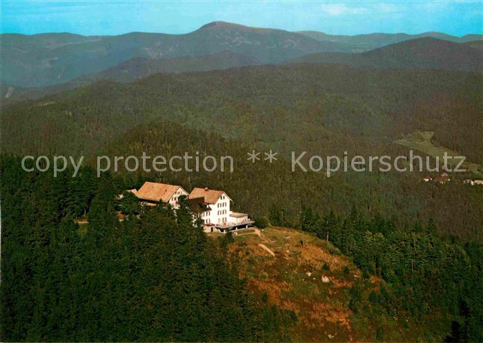 BADENWEILER BW Hotel Hochblauen mit Belchenblick Schwarzwald Fliegeraufnahme