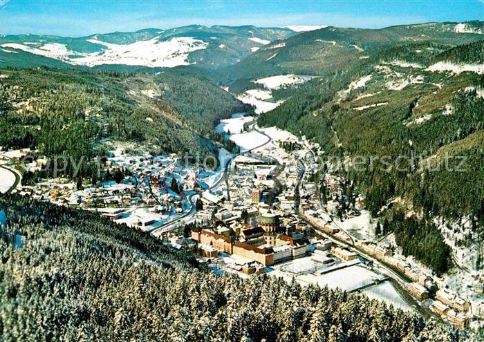 St Blasien Heilklimatischer Kurort Schwarzwald Fliegeraufnahme