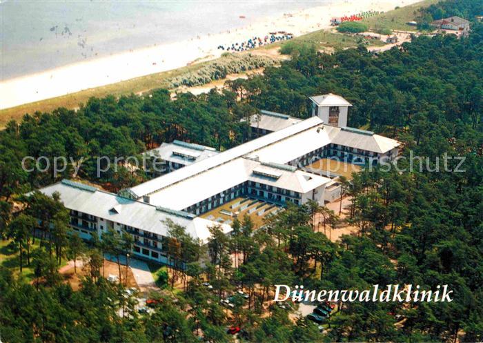 Trassenheide Usedom Duenenwaldklinik Fliegeraufnahme