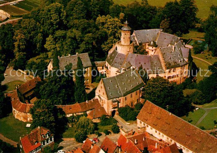 Buedingen Hessen Schloss Luftkurort Fliegeraufnahme