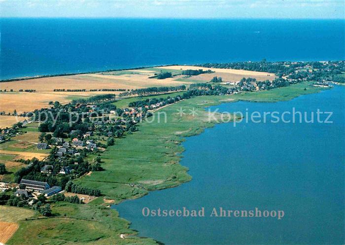 Ahrenshoop Ostseebad Saaler Bodden Niehagen Althagen Ostsee Fliegeraufnahme