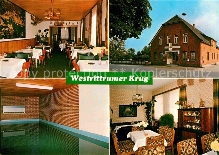 Westrittrum Westrittrumer Krug Gaststaette Hallenbad