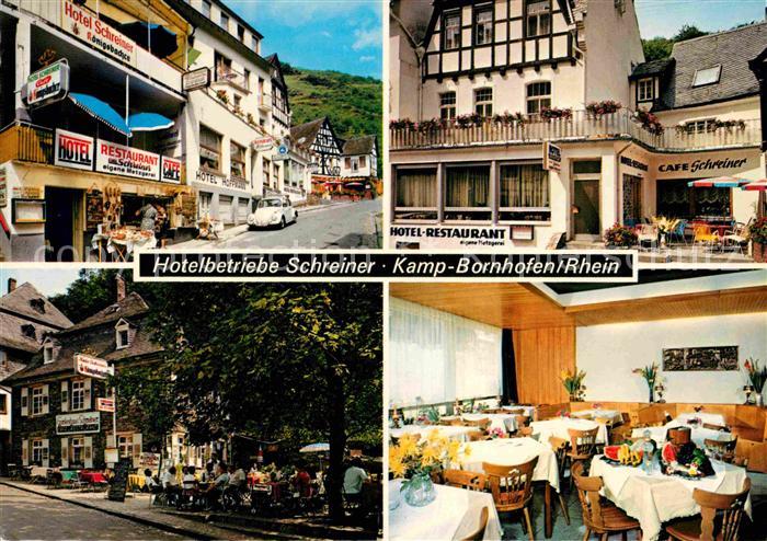 Bornhofen Kamp Hotelbetriebe Schreiner Restaurant Cafe