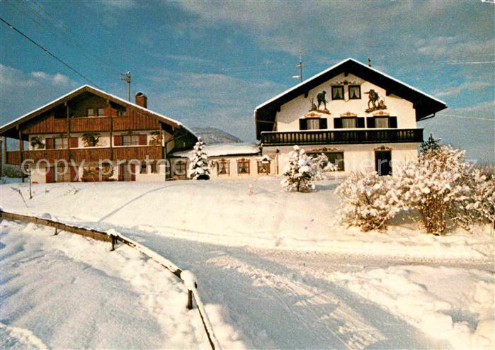 Wackersberg Bad Toelz Pension Willibald im Winter