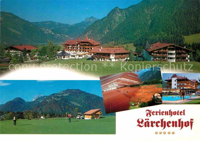 Erpfendorf Ferienhotel Laerchenhof Alpenpanorama Golfplatz Tennishalle Swimming