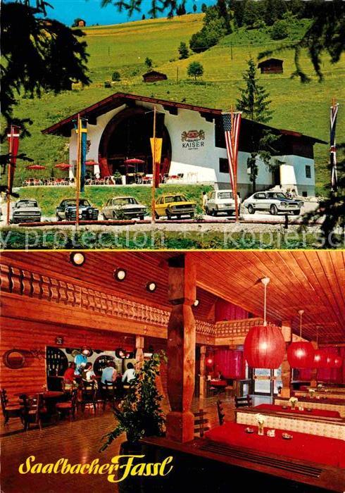 Hinterglemm Saalbach Saalbacher Fassl Gaststaette Groesstes Fass oesterreichs