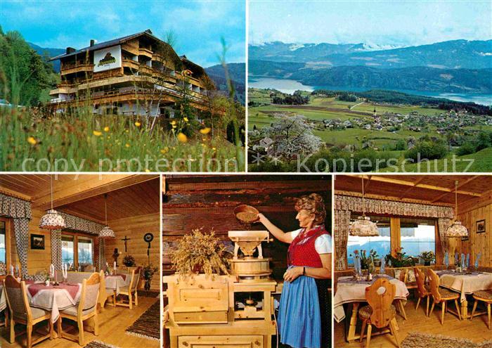 Obermillstatt Kaernten Bio Hotel Alpenrose Restaurant Panorama Millstaetter See