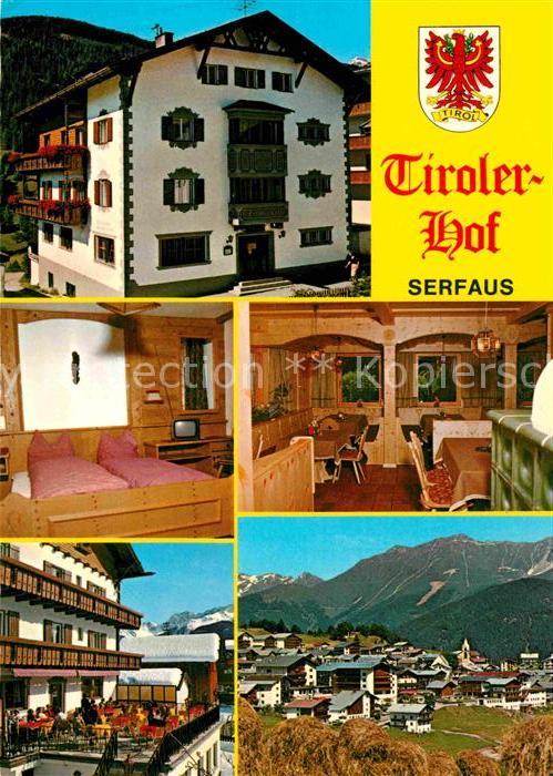 Serfaus Tirol Hotel Restaurant Tirolerhof Ortsansicht Alpenblick