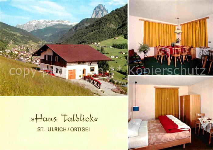Ortisei St Ulrich Pension Haus Talblick Fremdenzimmer Groedental Dolomiten