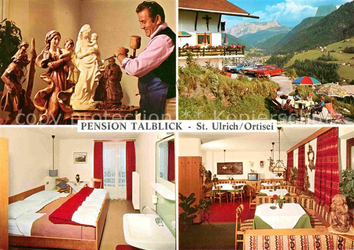 Ortisei St Ulrich Pension Talblick Fruehstuecksraum Fremdenzimmer Alpenblick Hol