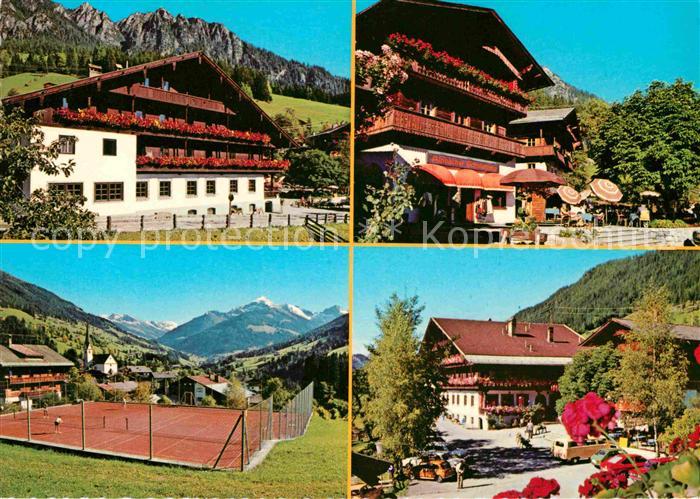Alpbach Hotel Zur Post Tennisplaetze Alpenblick