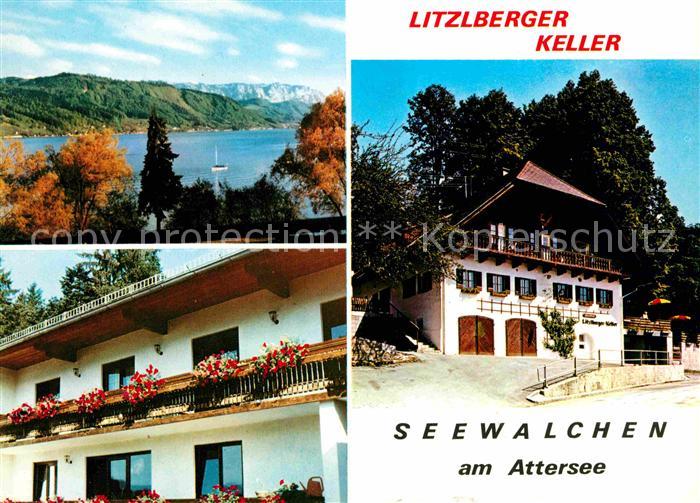 Seewalchen Attersee Litzlberger Keller Herbststimmung Alpenpanorama