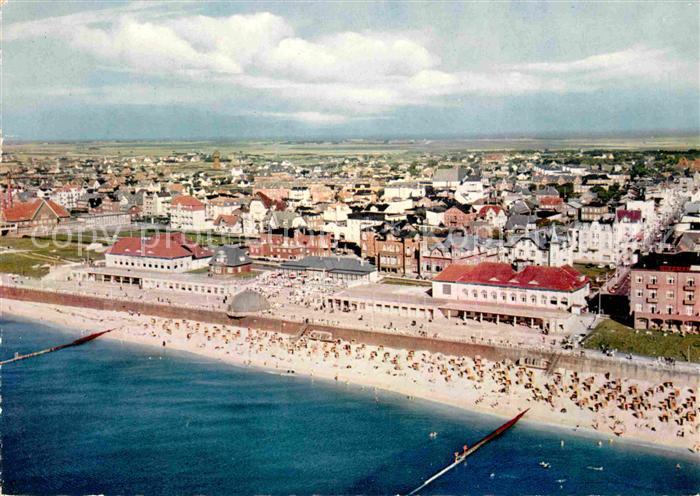 Westerland Sylt Nordseeheilbad Fliegeraufnahme