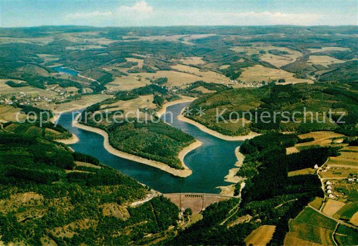 Aggertalsperre Fliegeraufnahme