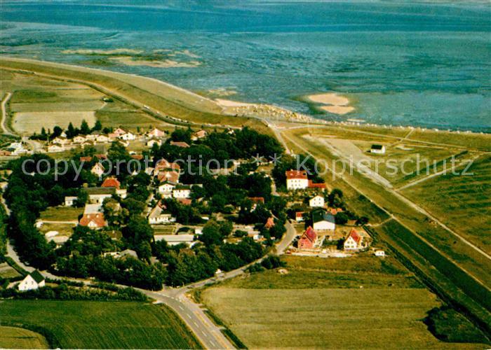Deichhausen Buesum Nordseebad Fliegeraufnahme