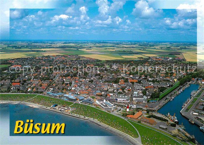 Buesum Nordseebad Fliegeraufnahme