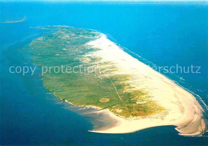 Norderney Nordseebad Nordseeinsel Luftaufnahme aus ca. 2000 m Hoehe