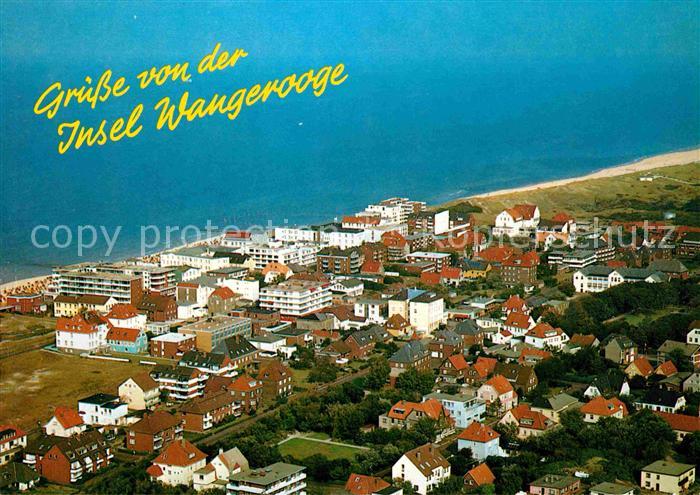 Wangerooge Nordseebad Nordseeinsel Fliegeraufnahme