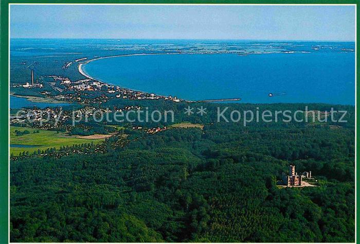 Ruegen Fliegeraufnahme Jagdschloss Granitz