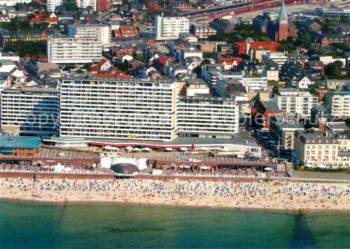 Westerland Sylt Kurzentrum Fliegeraufnahme