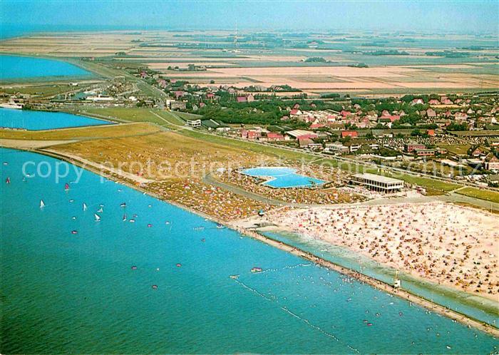 Norden Norddeich Ostfriesland Fliegeraufnahme Strand