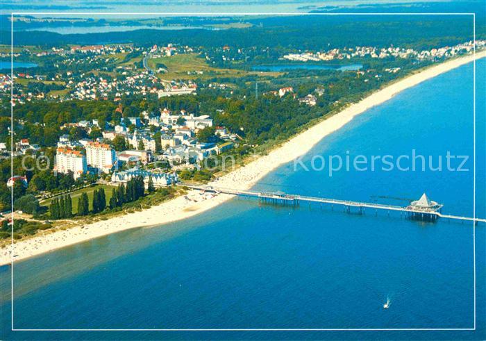 Heringsdorf Ostseebad Usedom Fliegeraufnahme Seebruecke