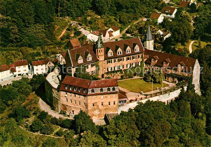 Bensheim Bergstrasse Fliegeraufnahme Schloss Schoenberg