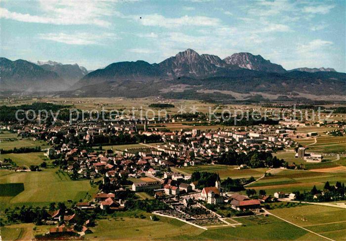 Freilassing Fliegeraufnahme