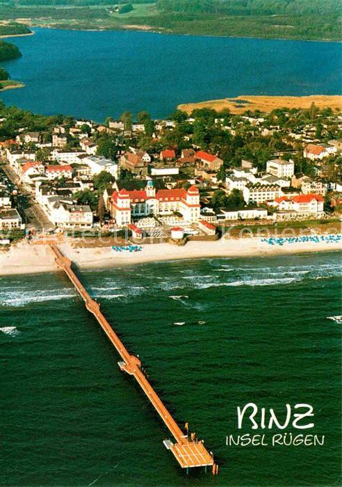 Binz Ruegen Fliegeraufnahme Seebruecke