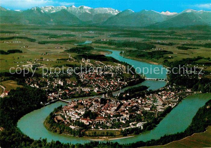 Wasserburg Inn Fliegeraufnahme