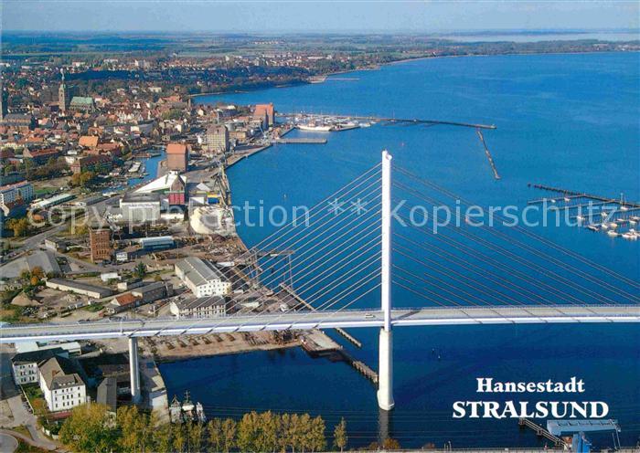 Stralsund Mecklenburg Vorpommern Fliegeraufnahme