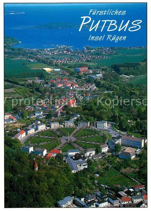 Putbus Ruegen Fliegeraufnahme Hafen Lauterbach