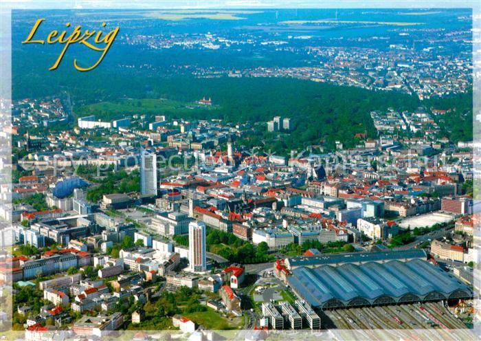 LEIPZIG Sachsen Fliegeraufnahme
