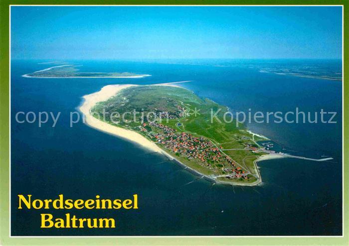 Baltrum Nordseebad Fliegeraufnahme