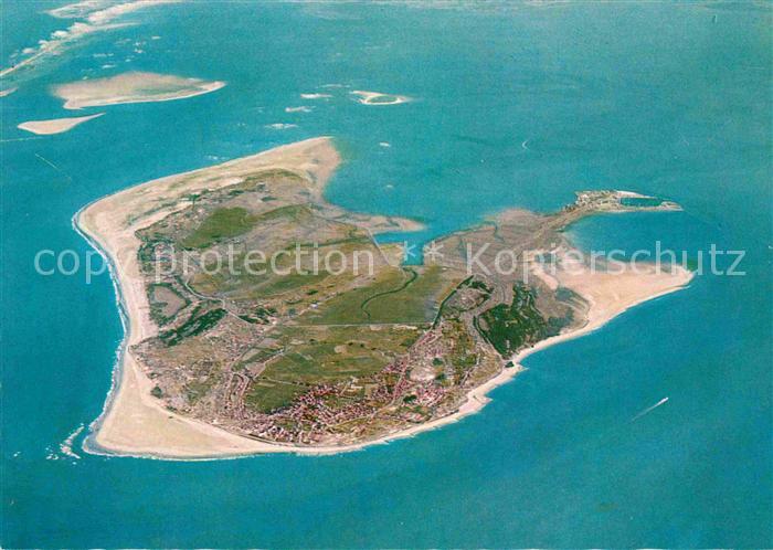 BORKUM Nordseebad Niedersachsen Fliegeraufnahme