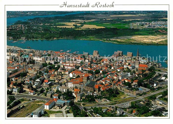 ROSTOCK  CITY Fliegeraufnahme