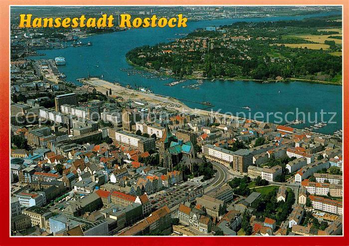 ROSTOCK  CITY Fliegeraufnahme