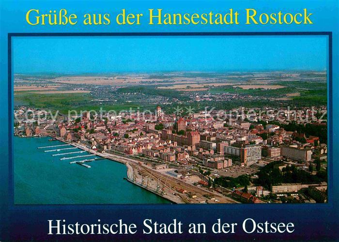 ROSTOCK  CITY Fliegeraufnahme