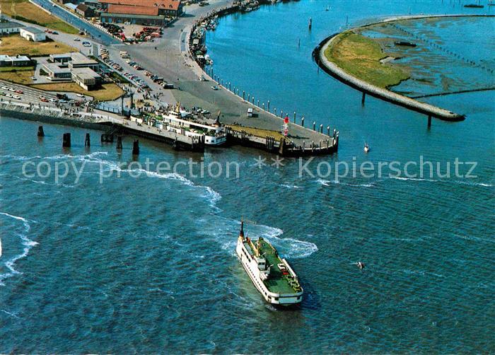 Norderney Nordseebad Fliegeraufnahme Faehranleger