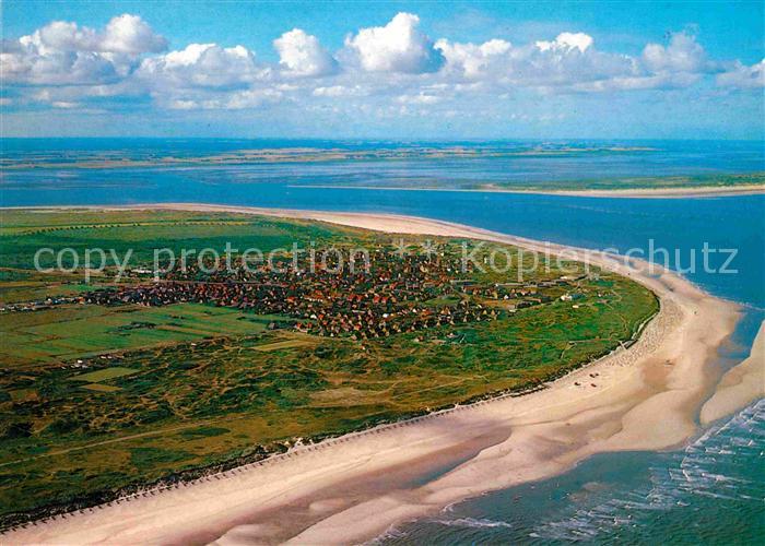 Langeoog Nordseebad Fliegeraufnahme
