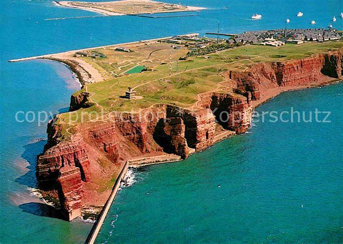 HELGOLAND Insel Schleswig-Holstein Fliegeraufnahme