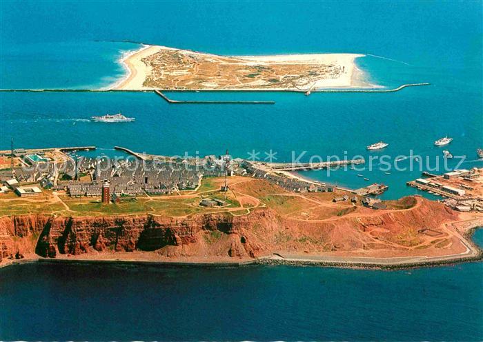 HELGOLAND Insel Schleswig-Holstein Fliegeraufnahme