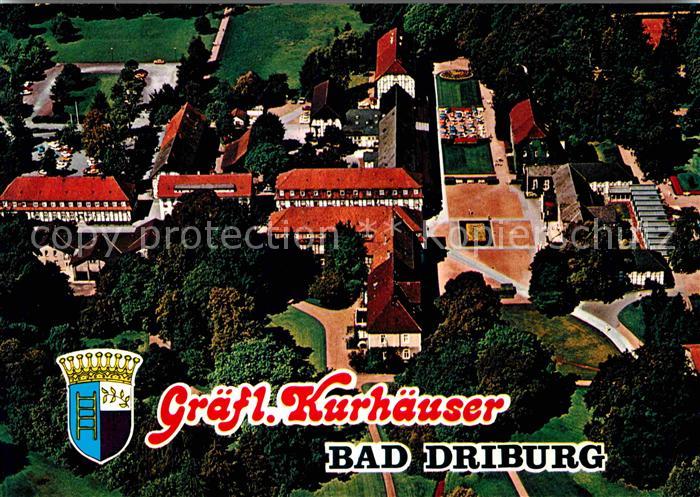 Bad Driburg Fliegeraufnahme Graefliche Kurhaeuser