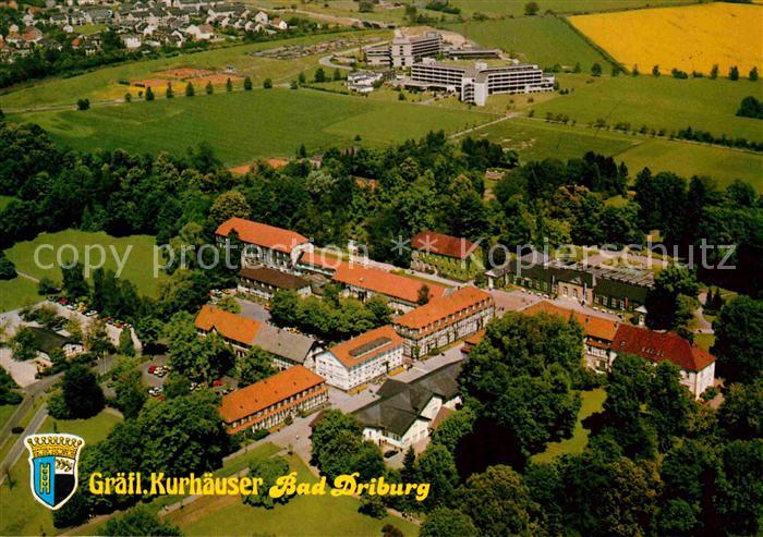 Bad Driburg Fliegeraufnahme Graefliche Kurhaeuser