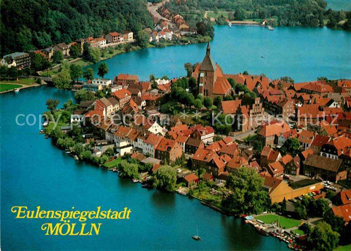 Moelln Lauenburg Fliegeraufnahme