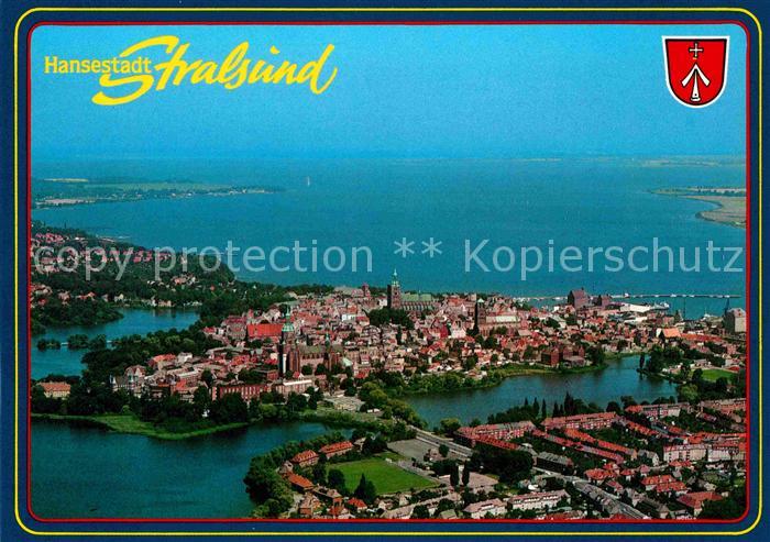 Stralsund Mecklenburg Vorpommern Fliegeraufnahme
